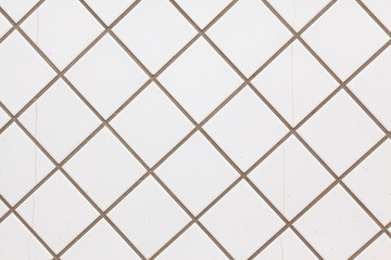 White tiles.