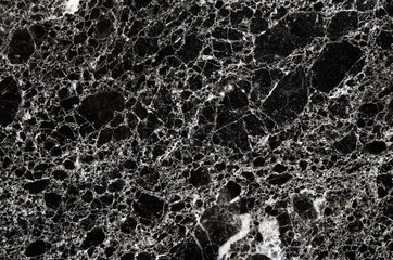 Fototapeta na wymiar Black marble texture background, abstract natural texture for design.