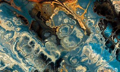 Fototapeta premium Abstract fractal ornament, digital illustration art work.