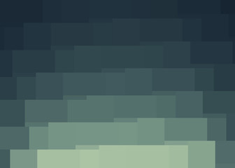 abstract pattern of rectangles of green shade and reflex 