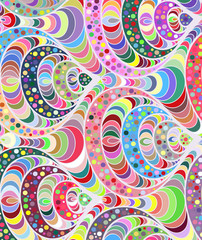 Vector wave background of doodle hand drawn lines