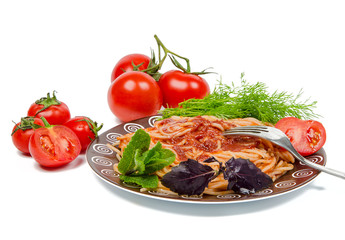 pasta in tomato
