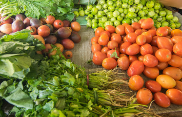 Green vegetables of sikkim India