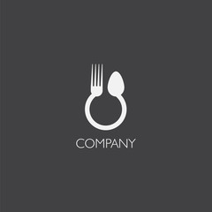 Eat, food delivery or restoraunt logo