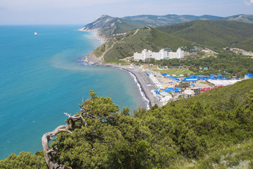 Sea coast of Russia. Black Sea