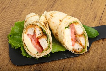 Chicken bread roll