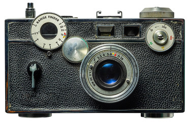 old camera with clip-path