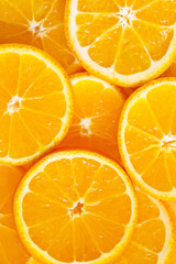 Juicy citrus slices as natural background