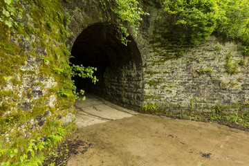 Old Tunnel on a wet spring day.