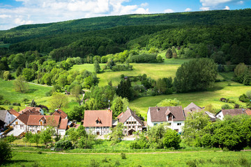 Fototapeta na wymiar Häuser in Schwalenberg, NRW