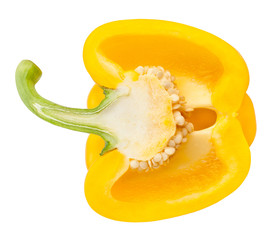 Obraz na płótnie Canvas yellow bell pepper