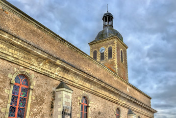 Saint Georges Church in Saint-Georges-sur-Loire, France