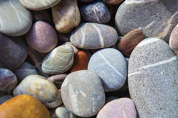 pebble on the sea coast