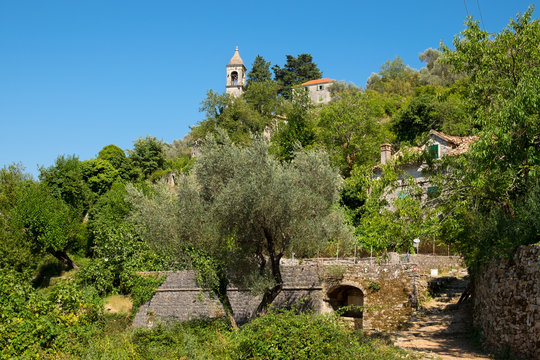 Village Gornji Stoliv, Kotor Bay, Montenegro