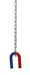 Magnet and chain