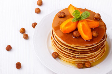 homemade american pancakes