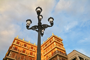 Fototapeta na wymiar Building architecture in Valencia