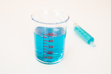 Probeta azul