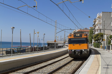 Sant Pol de Mar. Tourist town on the coast of Barcelona.