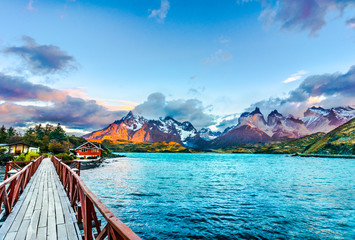 Torres del Paine,Patagonia, Chile - Southern Patagonian Ice Field, Magellanes Region of South...