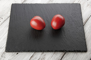 Two, ripe tomatoes