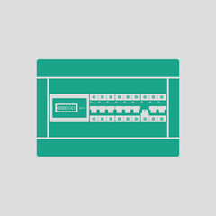 Circuit breakers box icon