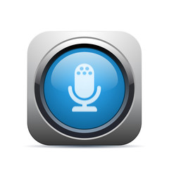 Square Push-Button - Vector