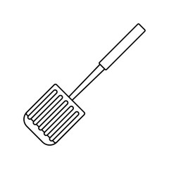 spatula kitchenware tool vector icon illustration graphic design