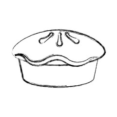 pie dessert food vector icon illustration graphic design