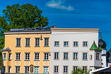 Fototapeta premium Rosenheim Altstadt Fasaden