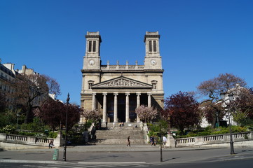 Fototapeta na wymiar église, paris, saint-augustin