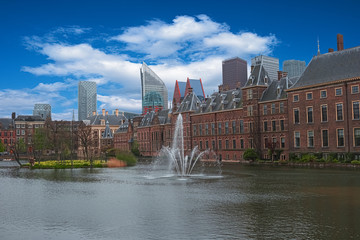 Obraz premium City center of The Hague, Netherlands, Europe