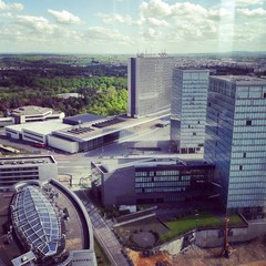 Luxebourg Kirchberg view towers