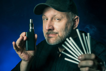 Harm to smoking. An alternative to cigarettes. Electronic Cigarette.