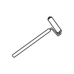 painting roller tool vector icon illustration graphic design