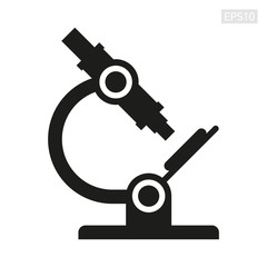 Microscope, science icon for you project. Vector design element 