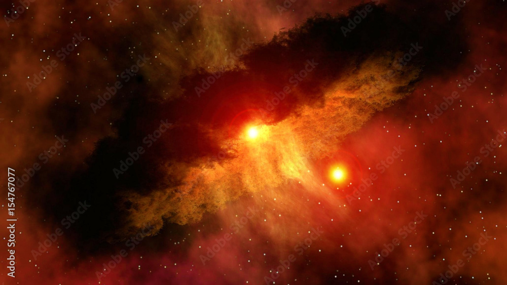 Wall mural stunning outer space planet sun astrology milky way solar system galaxy universe. elements of this i