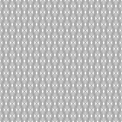 Seamless pattern. Black and white geometric texture. Monochrome mesh, lattice or net tissue structure. Endless abstract background. Vector.