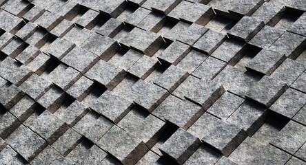 Hintergrund aus Würfeln - Stein