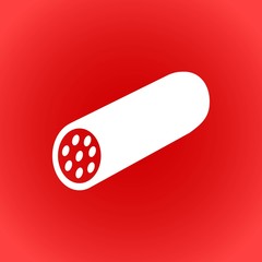 icon sausage stock vector illustration flat design