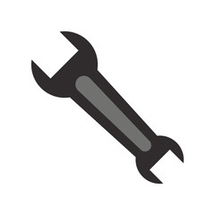 wrench tool object vector icon illustration graphic design