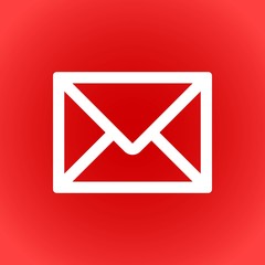 email icon stock vector illustration flat design