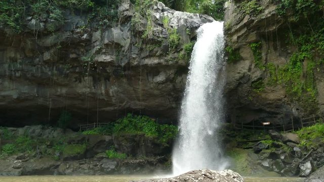 Waterfall in jungle of Selva Negra
