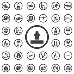 This side up packaging symbol