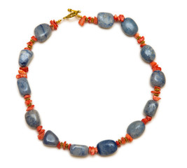 Woman jewellery isolated on white background