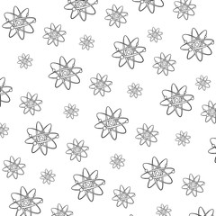 atom science symbol vector icon illustration graphic design