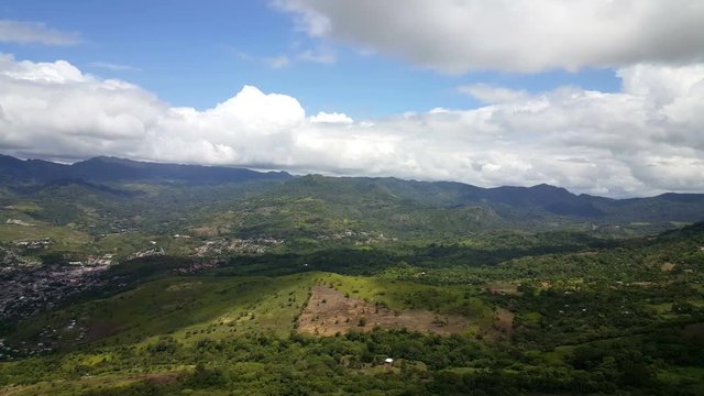 Overview of Matagalpa village from Apante hill