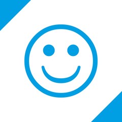 Fototapeta premium Smile icon stock vector illustration flat design