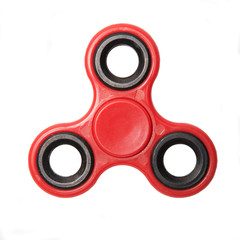 Fidget finger spinner stress anxiety relief toy isolated on white background. - 154792869