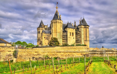 Fototapeta premium Chateau de Saumur in the Loire Valley, France